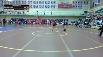 133 lbs Champ. Round 1 - Cayden Hill, Unattached vs Khaisen Chen, San Francisco State