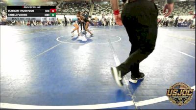 108 lbs Final - Jamiyah Thompson, Team Of Hard Knox vs Yareli Flores, Rambo Wrestling