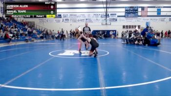 132 lbs Cons. Round 2 - Samuel Teape, PRAGUE vs Jameson Allen, Sperry