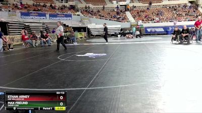 D3-113 lbs Cons. Round 2 - Ethan Arney, Lee Williams HS vs Max Freund, Show Low