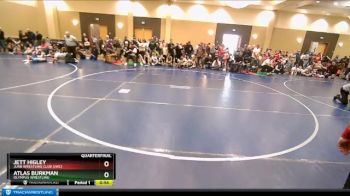 69 lbs Quarterfinal - Atlas Burkman, Olympus Wrestling vs Jett Higley, Juab Wrestling Club (JWC)