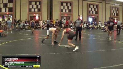 138 lbs Semis & 1st Wrestleback (8 Team) - Nate DeCoite, Yale Street WC vs Brayden Fahrbach, Ascend WC