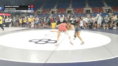 95 lbs Champ. Rd Of 64 - Anabelle Wessel, New York vs Anna Brasiel, Ohio