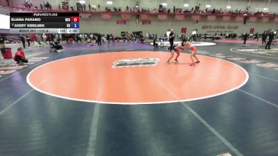 110 A Cons. Round 2 - Eliana Paramo, North Central (IL) vs Avery Kibelbek, King University