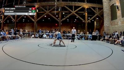 144 lbs 2nd Wrestleback (16 Team) - Liam Gray, Ringgold vs Ryan Lampe, East Jackson HS