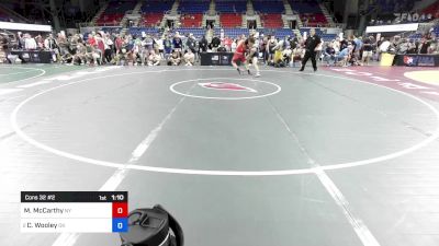 150 lbs Cons 32 #2 - Maximus McCarthy, NY vs Corbin Wooley, OK