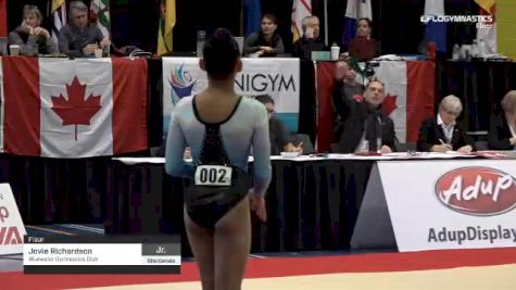 Jovie Richardson - Floor, Bluewater Gymnastics Club - 2019 Elite Canada - WAG