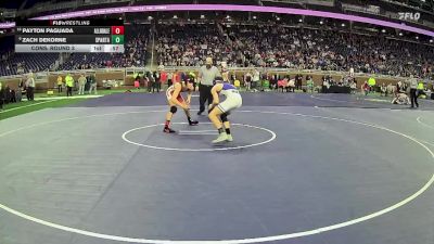 D2-126 lbs Cons. Round 3 - Payton Paguada, Allendale HS vs Zach Dekorne, Sparta HS