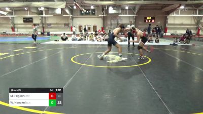 150 lbs Round 5 - Mitchell Faglioni, St. Christopher's School vs William Henckel, Blair Academy
