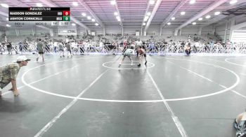 75 lbs Rr Rnd 3 - Maddon Gonzalez, Indiana Outlaws Silver vs Ashton Cornicelli, Micky's Maniacs White