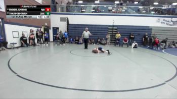 63 lbs 1st Place Match - Trayson Owen, 208 Badgers Wrestling Club vs Ryder Jenkins, Preston Warriors Wrestling