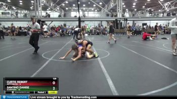 126 lbs Round 3 (6 Team) - Santino Danise, Scorpions vs Curtis Rebert, Gettysburg