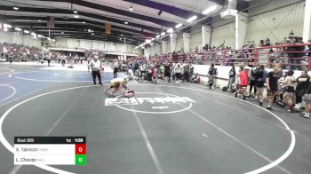 72 lbs Rr Rnd 1 - Xavier Talmich, Pomona Elite vs Lucas Chavez, Valley Bad Boys