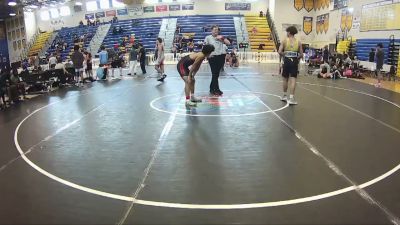 132 lbs Round 3 (8 Team) - Justo Medina, Wild Horse Riders vs Randy Mendez, Longwood WC