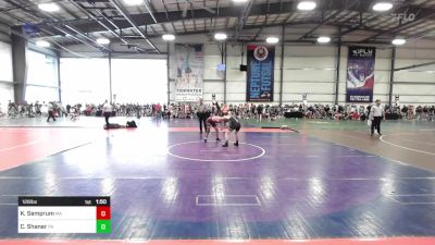 126 lbs Round Of 64 - Kizen Semprum, MA vs Chase Shaner, PA