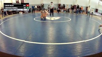 190 lbs 3rd Place Match - Devin Wiliis, Powhatan Youth Wrestling Club vs Grayson Ferrell, Noke Wrestling RTC