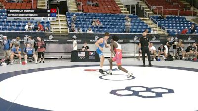 132 lbs Cons. Rd Of 32 - Dominick Turner, Missouri vs Bryson Christenson, Utah