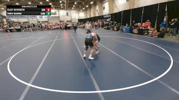 215 lbs Quarterfinals (8 Team) - Clay Schueth, Shelby-Rising City vs Trev Burke, Cambridge