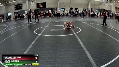 40 lbs Quarterfinal - Michael Drewitz, Severn Seminoles vs Atlas Jackson, Rampage