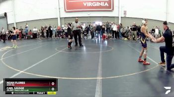 77 lbs Champ. Round 2 - Cael Savage, Grundy Wrestling Club vs Noah Flores, Nova WC