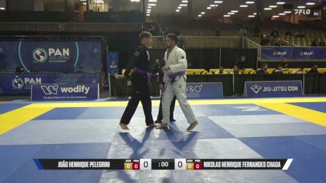 Nikolas Henrique Fernandes Chaga vs João Henrique Pelegrini 2026 Pan Jiu Jitsu IBJJF Championship