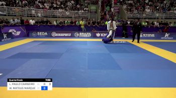 LUIZ PAULO CARNEIRO MEDEIROS vs WILHIAM MATEUS MARQUES DA SILVA 2024 Brasileiro Jiu-Jitsu IBJJF