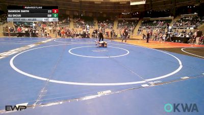 49 lbs Final - Dawson Smith, Sallisaw Takedown Club vs Eli Dicus, Raw Wrestling Club