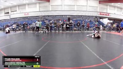119 lbs Quarterfinal - Tyler Paulson, LaCrosse Area Wrestlers vs Zachariah Nekolite, Contenders Wrestling Academy
