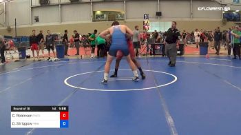 110 kg Round Of 16 - Chance Robinson, The Wrestling Factory Of Cleveland vs Daniel Striggow, PINnacle