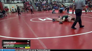 170 lbs Champ. Round 1 - Charles Ebeling, Davenport Central-JV vs Camden Smith, Dubuque Hempstead