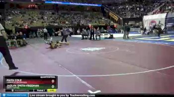 110 lbs Quarterfinal - Faith Cole, Lafayette (Wildwood) vs Jazlyn Smith-Freeman, Smith-Cotton