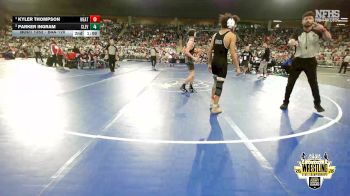 B4A-120 lbs Semifinal - Kyler Thompson, Weatherford vs Parker Ingram, Cleveland