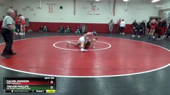 150 lbs Cons. Round 2 - Calvin Johnson, Fort Madison JV vs Trevor Phillips, Columbus Community/WMU