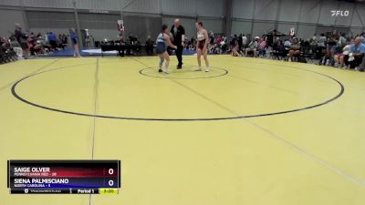 125 lbs Round 1 (8 Team) - Saige Olver, Pennsylvania Red vs Siena Palmisciano, North Carolina