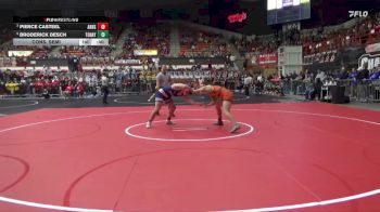 190 lbs Cons. Semi - Broderick Desch, Topeka-Hayden Hs vs Pierce Casteel, Abilene Hs