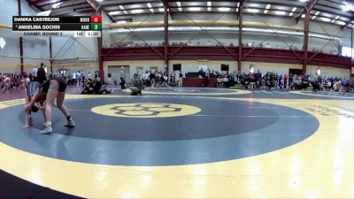 120 lbs Champ. Round 2 - Danika Castrejon, Mountain View vs Angelina Gochis, Kaneland HS