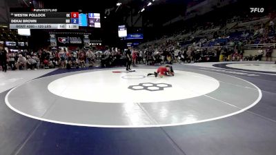 120 lbs Champ. Rd Of 64 - Westin Pollock, OK vs Dekai Brown, MN