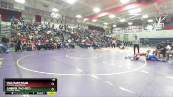 138 lbs Champ. Round 2 - Gabriel Pacheco, Central Union vs Izak Barragan, Imperial High School