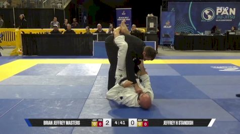 Brian Jeffrey Masters vs Jeffrey H Standish 2026 Pan Jiu Jitsu IBJJF Championship