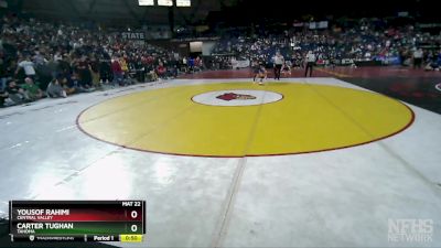 4A 113 lbs Cons. Round 2 - Yousof Rahimi, Central Valley vs Carter Tughan, Tahoma