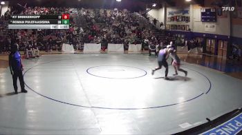 285 lbs 1st Place Match - Ky Brinkerhoff, Las Vegas vs Roman Pulefaasisina, Sunrise Mtn