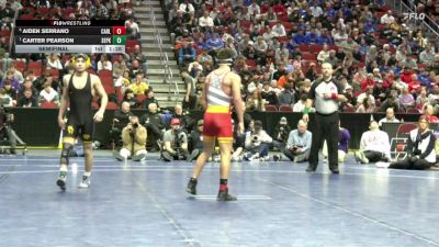 3A-132 lbs Semifinal - Carter Pearson, Southeast Polk vs Aiden Serrano, Carlisle