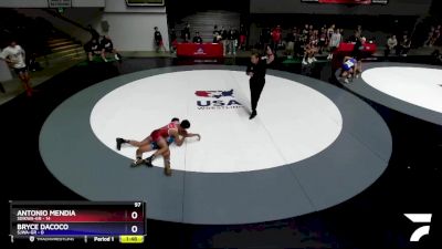 97 lbs Round 1 (10 Team) - Antonio Mendia, SDIKWA-GR vs Bryce Dacoco, SJWA-GR