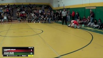 157 lbs Champ. Round 2 - Izaiah Siler, Madison (Madison) vs Conner Holm, ELYRIA