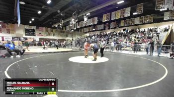 285 lbs Champ. Round 3 - Fernando Moreno, Heritage vs Miguel Saldana, Indio