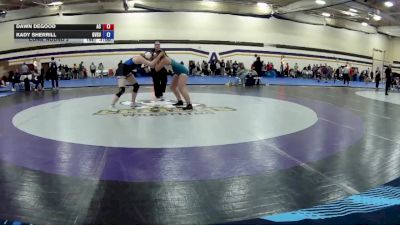 160 lbs Cons. Round 3 - Kady Sherrill, Grand Valley State University Club vs Dawn DeGood, Alma Collage