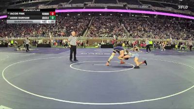 D3-138 lbs Quarterfinal - Aiden Durham, Grass Lake vs Jacob Fink, Richmond