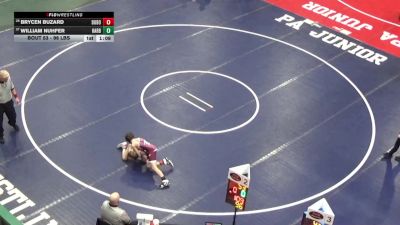96 lbs Round Of 64 - Brycen Buzard, Dubois vs William Nuhfer, Harbor Creek
