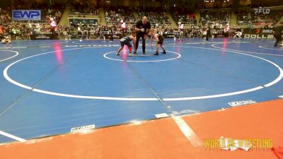 100 lbs Quarterfinal - Kohen Martin, Claremore Wrestling Club vs Tucker Nuckolls, Mojo Grappling Academy