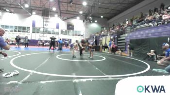 49 lbs Consi Of 4 - Maison Hausler, Raw Wrestling Club vs JJ Johnston, Mannford Pirate Youth Wrestling